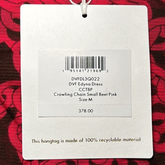 DIANE VON FURSTENBERG Edyna Midi Dress Size M - Picture 11 of 14